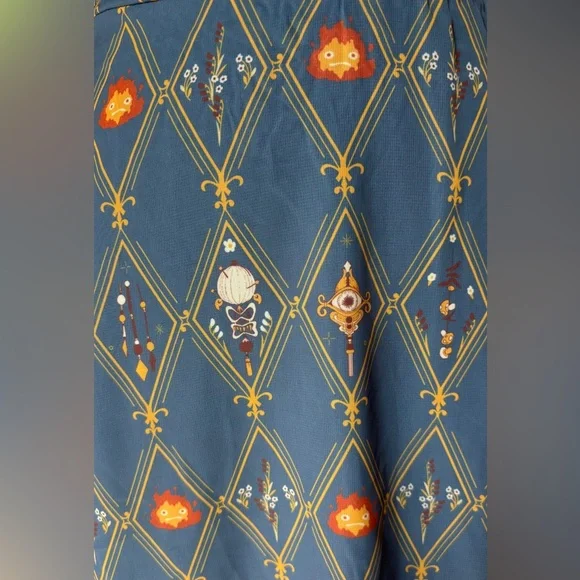 Studio Ghibli Howl’s Moving Castle Smocked Blue Dress - NWT, Size Small - Picture 3 of 7